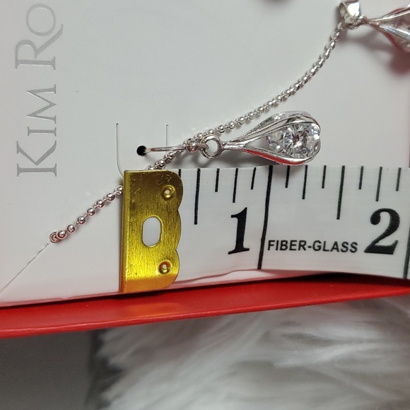 NWT Kim Rogers Tear Drop Earring & Necklace Set - Picture 3 of 5